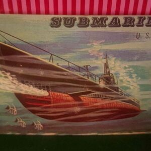 1955 Topps Rails and Sails Submarine #154